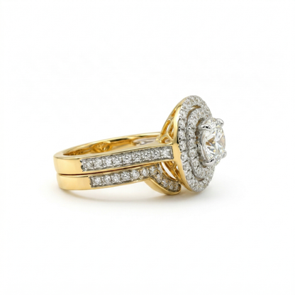 Monumental Solitaire Lab Grown Diamond Ring