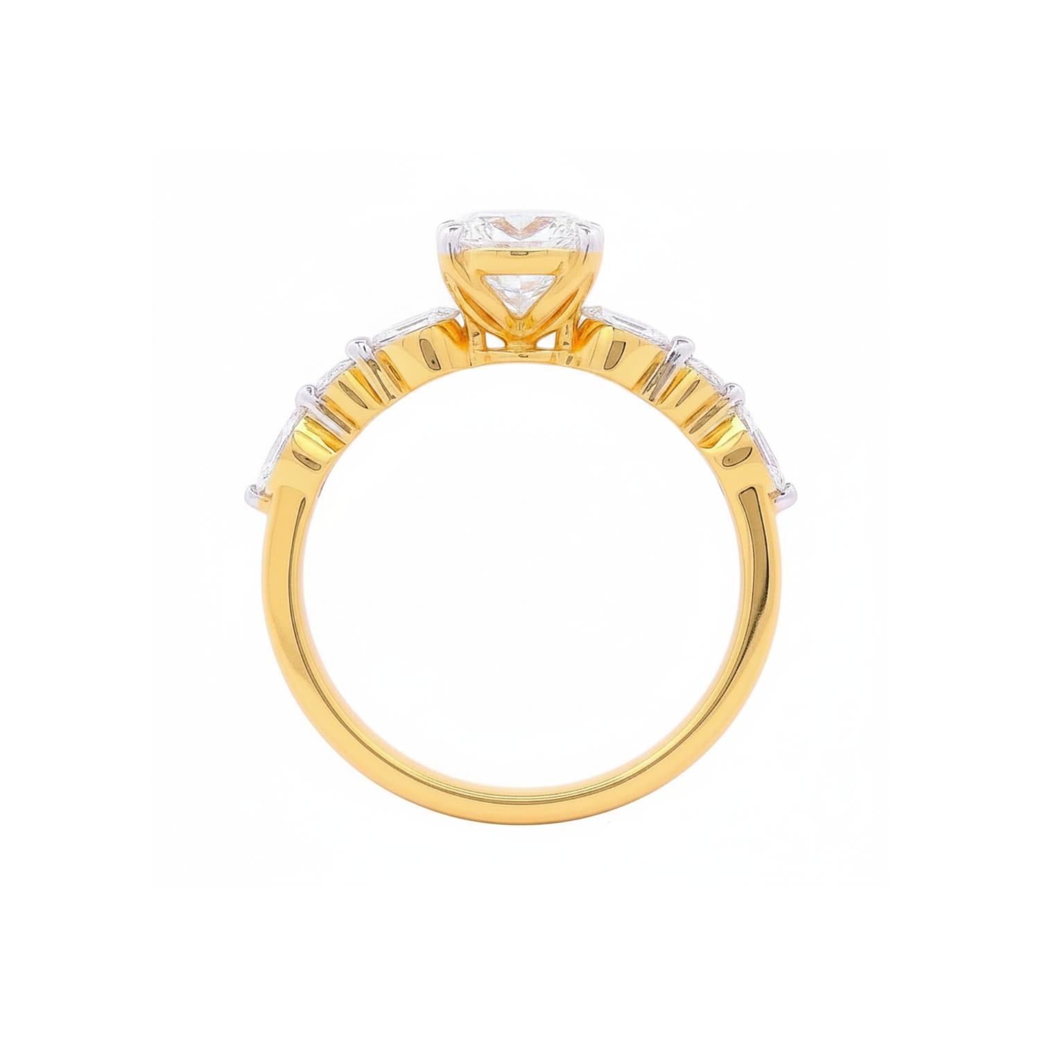 Melodic Solitaire Lab Grown Diamond Ring