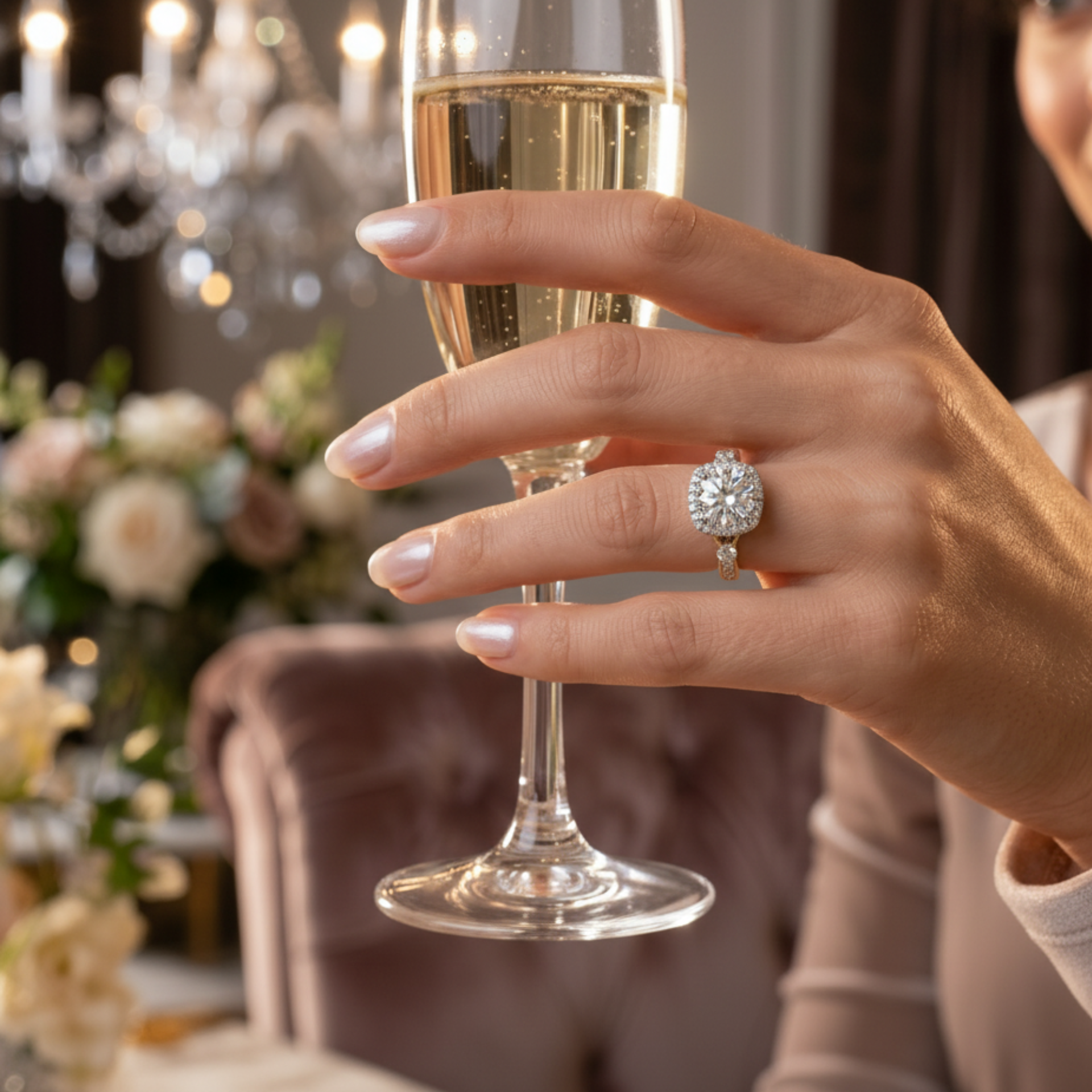 Antiquarian Solitaire Lab Grown Diamond Ring