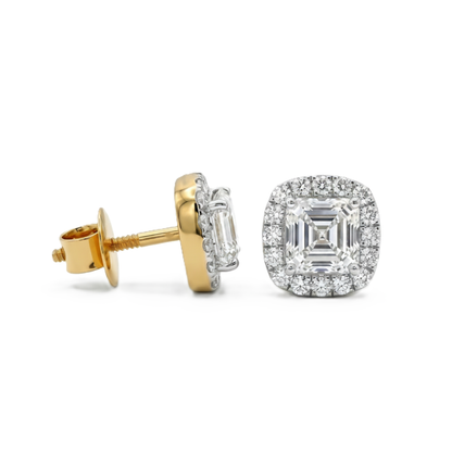Luxe Veridian Solitaire Lab Grown Diamond Earrings