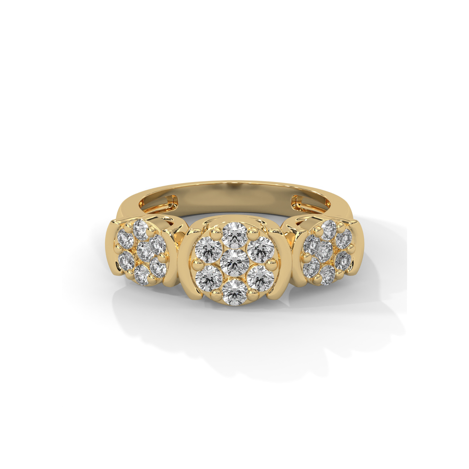 Aurora Lab Grown Diamond Cluster Ring