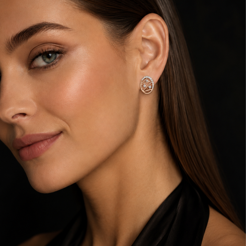 Sparkling Horizon Lab Grown Diamond Earrings