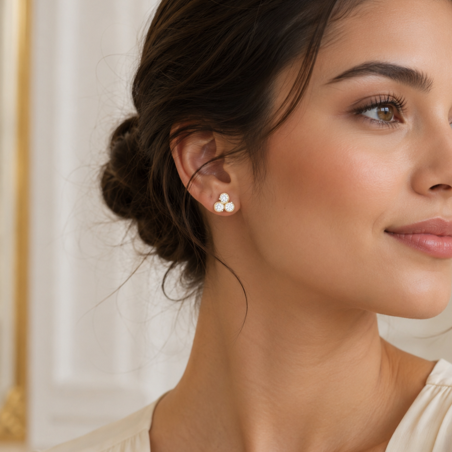 Trilon Radiance Lab Grown Diamond Earrings