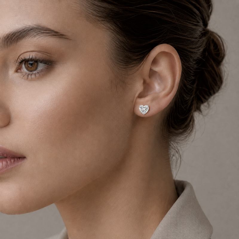 Heartshine Lab Grown Diamond Earrings