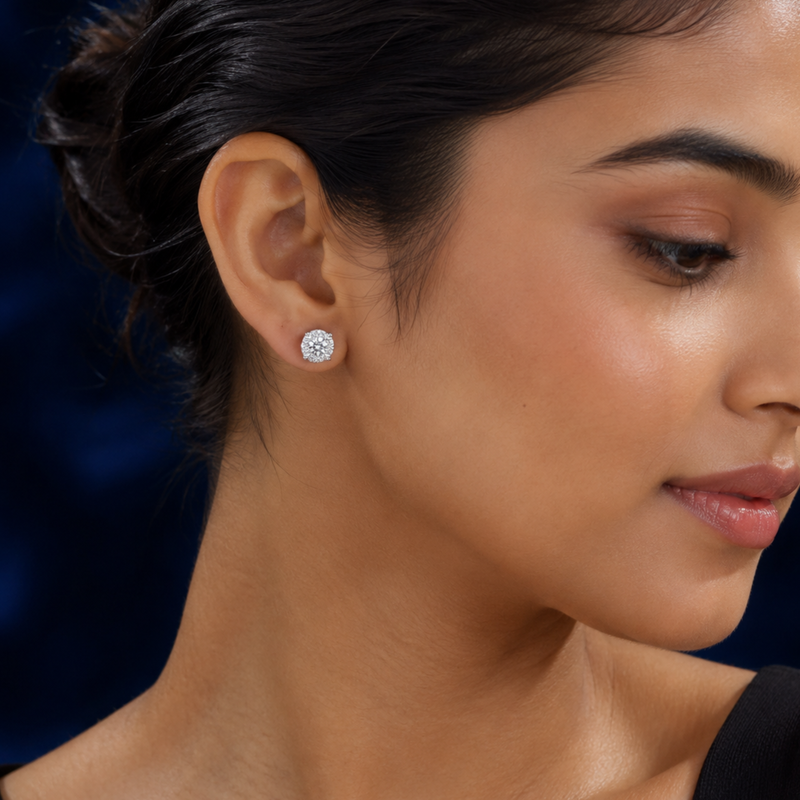 Eternal Blossom Lab Grown Diamond Earrings
