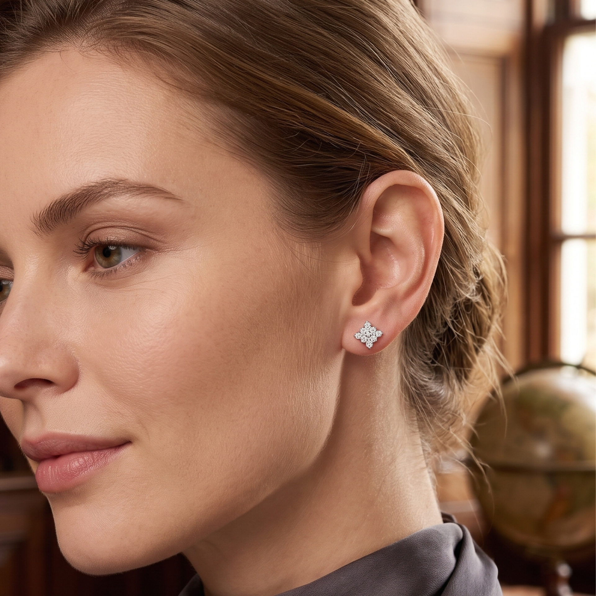 Glacia Frost Lab Grown Diamond Earrings