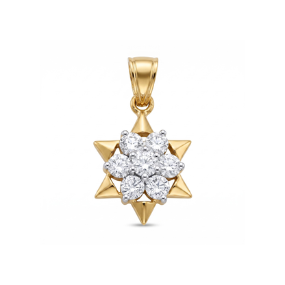 Radiant Astra Cluster Lab Grown Diamond Pendant
