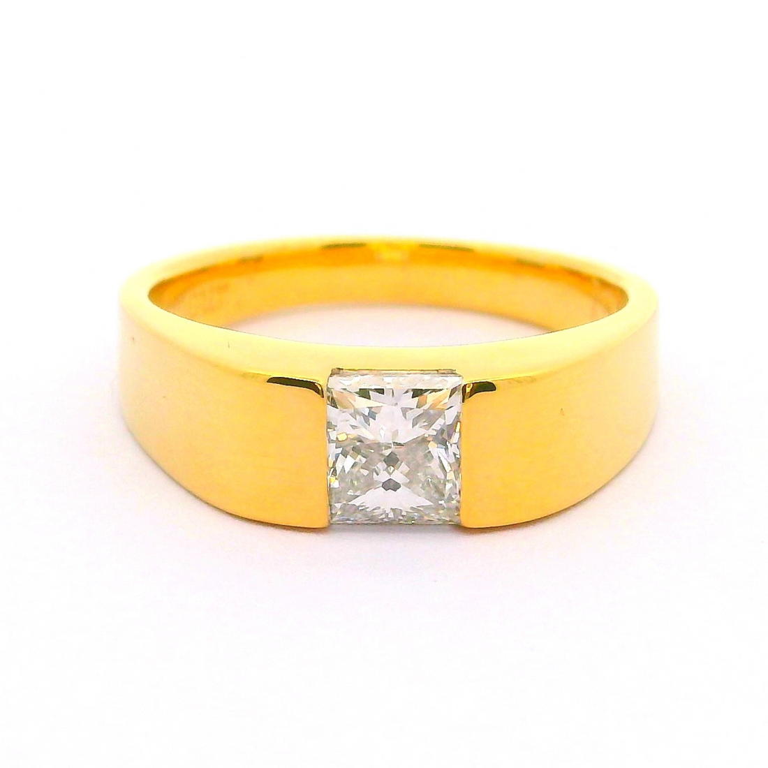 Sterling Sentinel Solitaire Lab Grown Diamond Ring