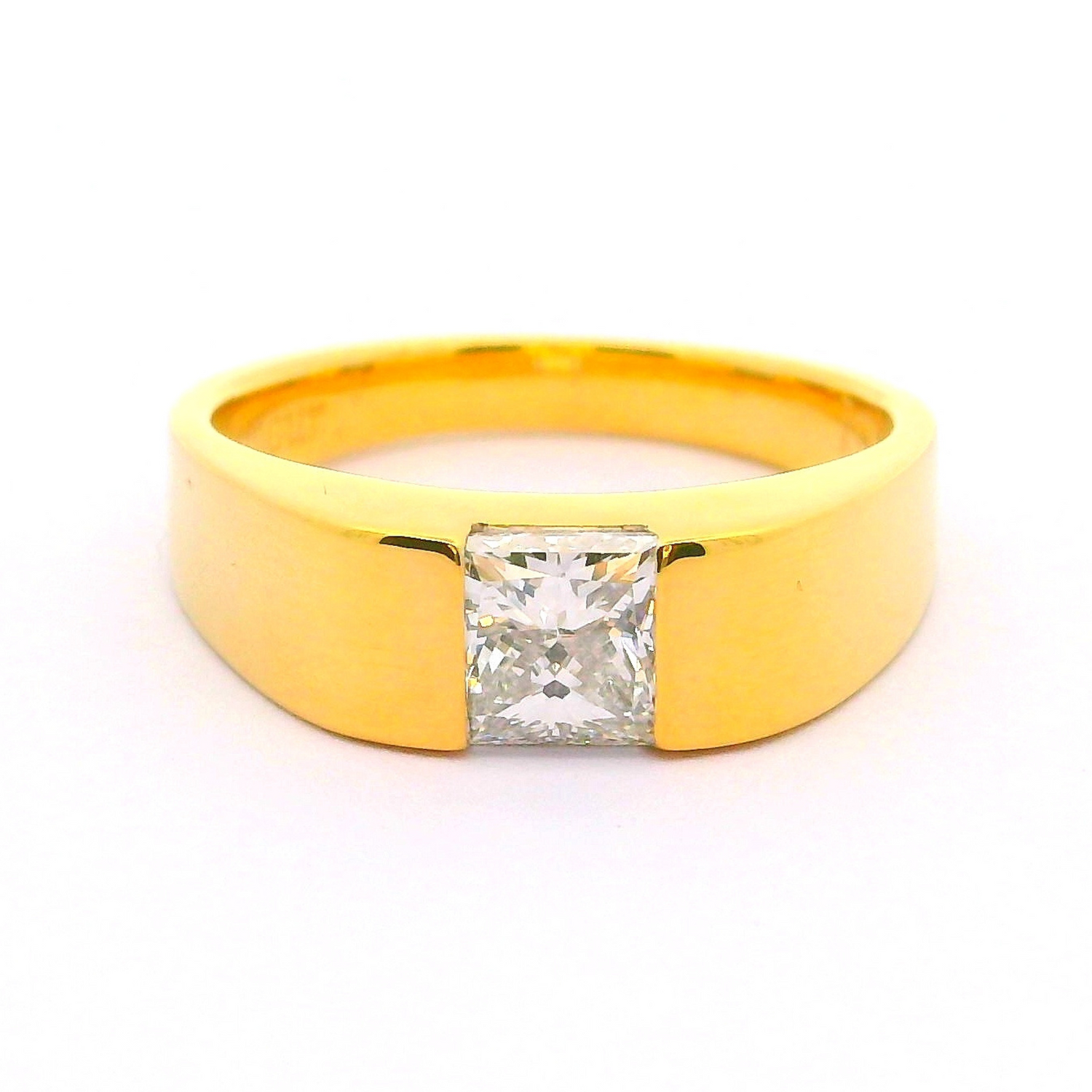 Sterling Sentinel Solitaire Lab Grown Diamond Ring