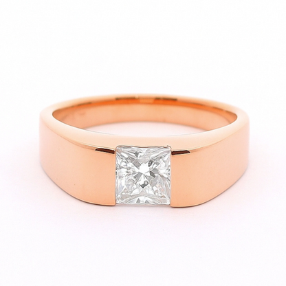 Sterling Sentinel Solitaire Lab Grown Diamond Ring