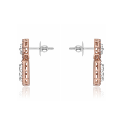 Art Deco Lab Grown Diamond Earrings