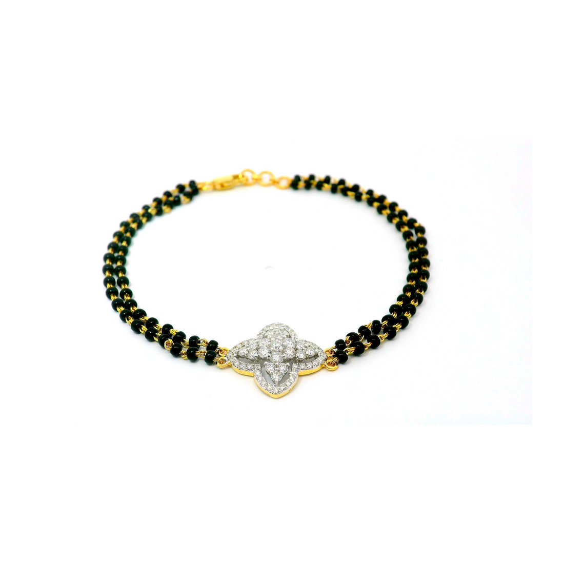 Floral Bloom Lab Grown Diamond Hand Mangalsutra