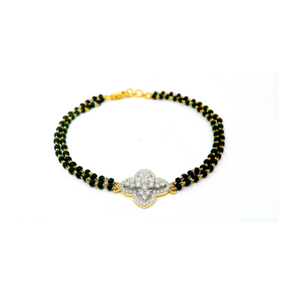 Floral Bloom Lab Grown Diamond Hand Mangalsutra