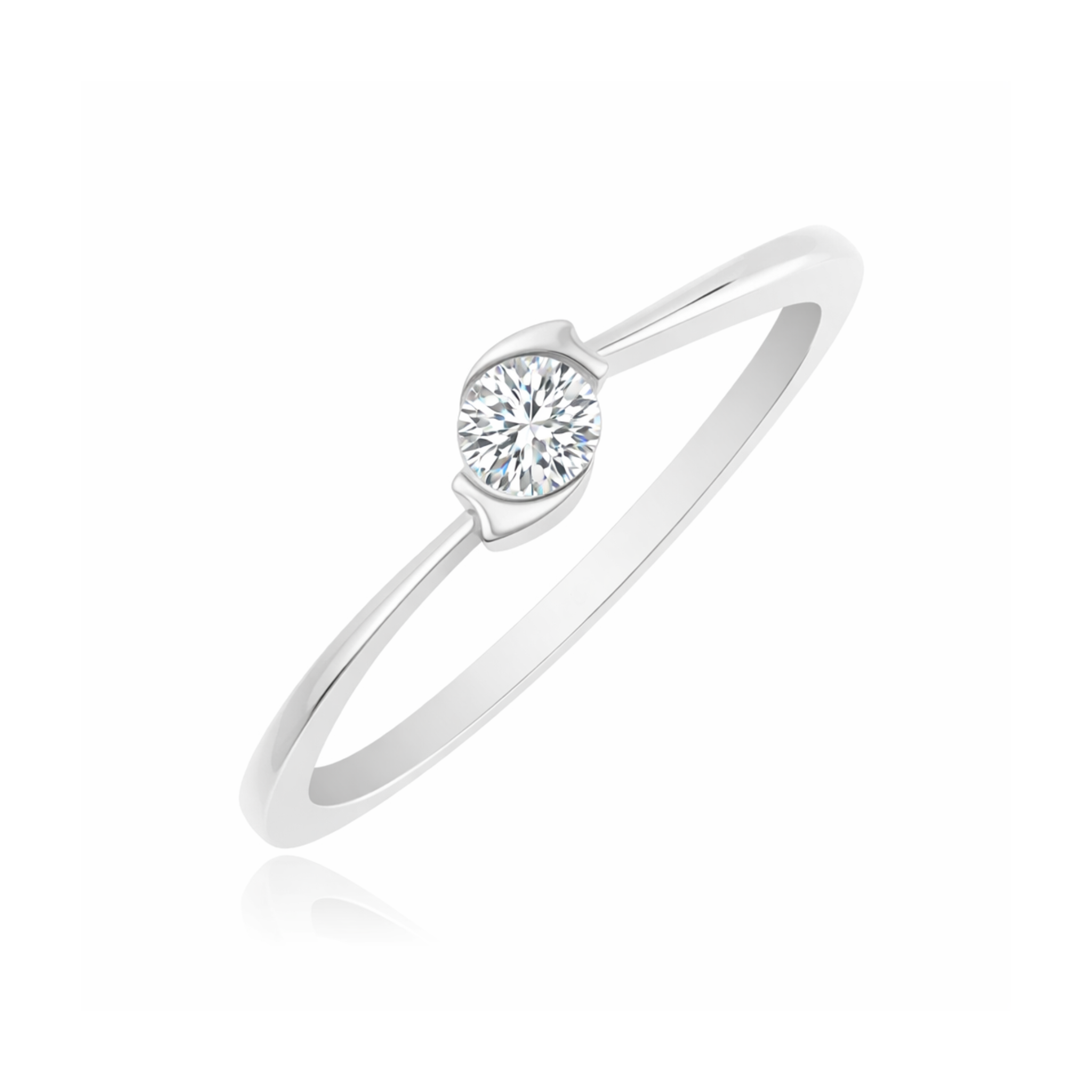 Elyra Spark Lab Grown Diamond Ring
