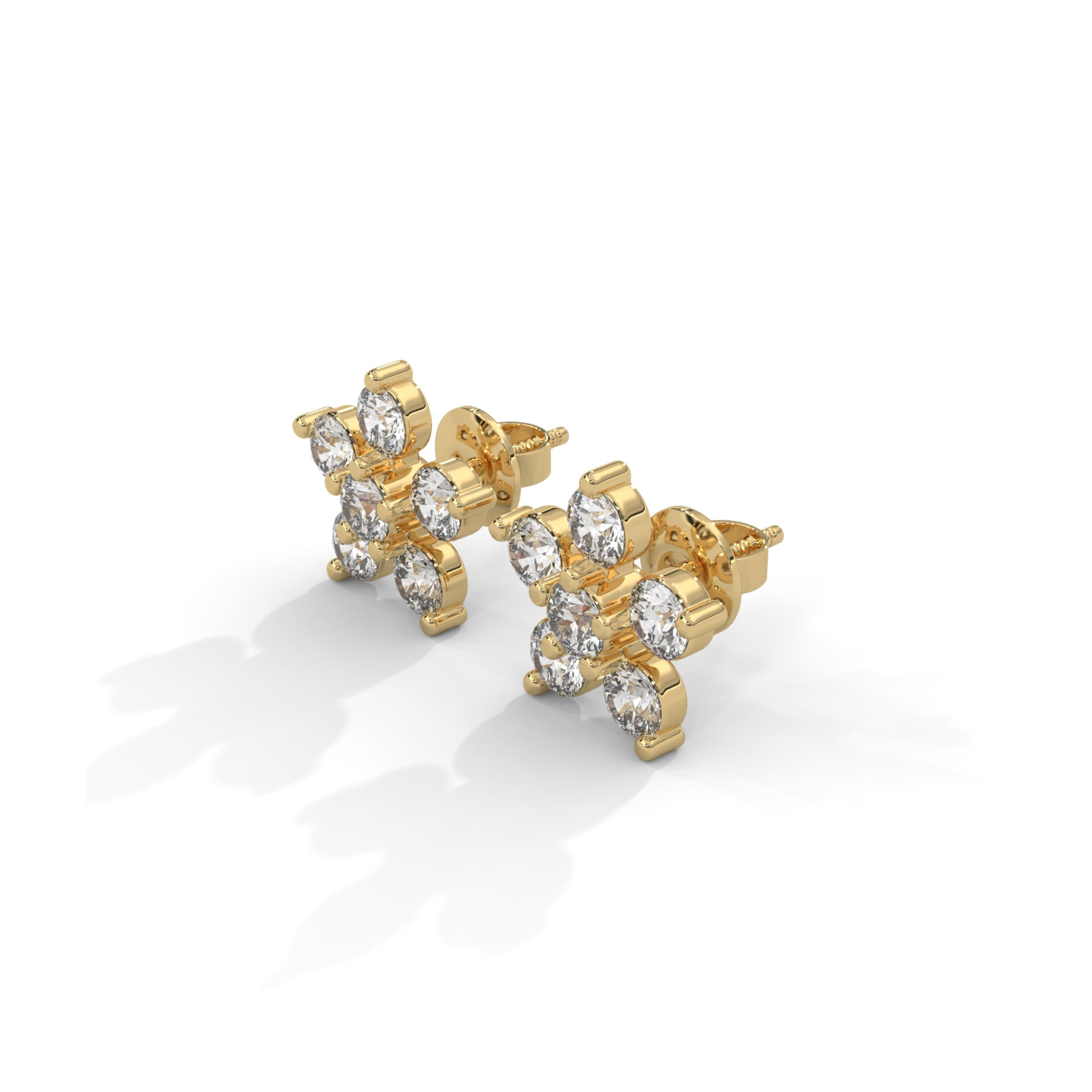 Blossom Lab Grown Diamond Stud Earrings