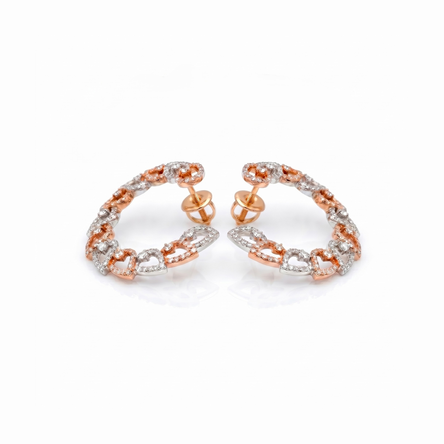 Aurelia Petal Lab Grown Diamond Earrings