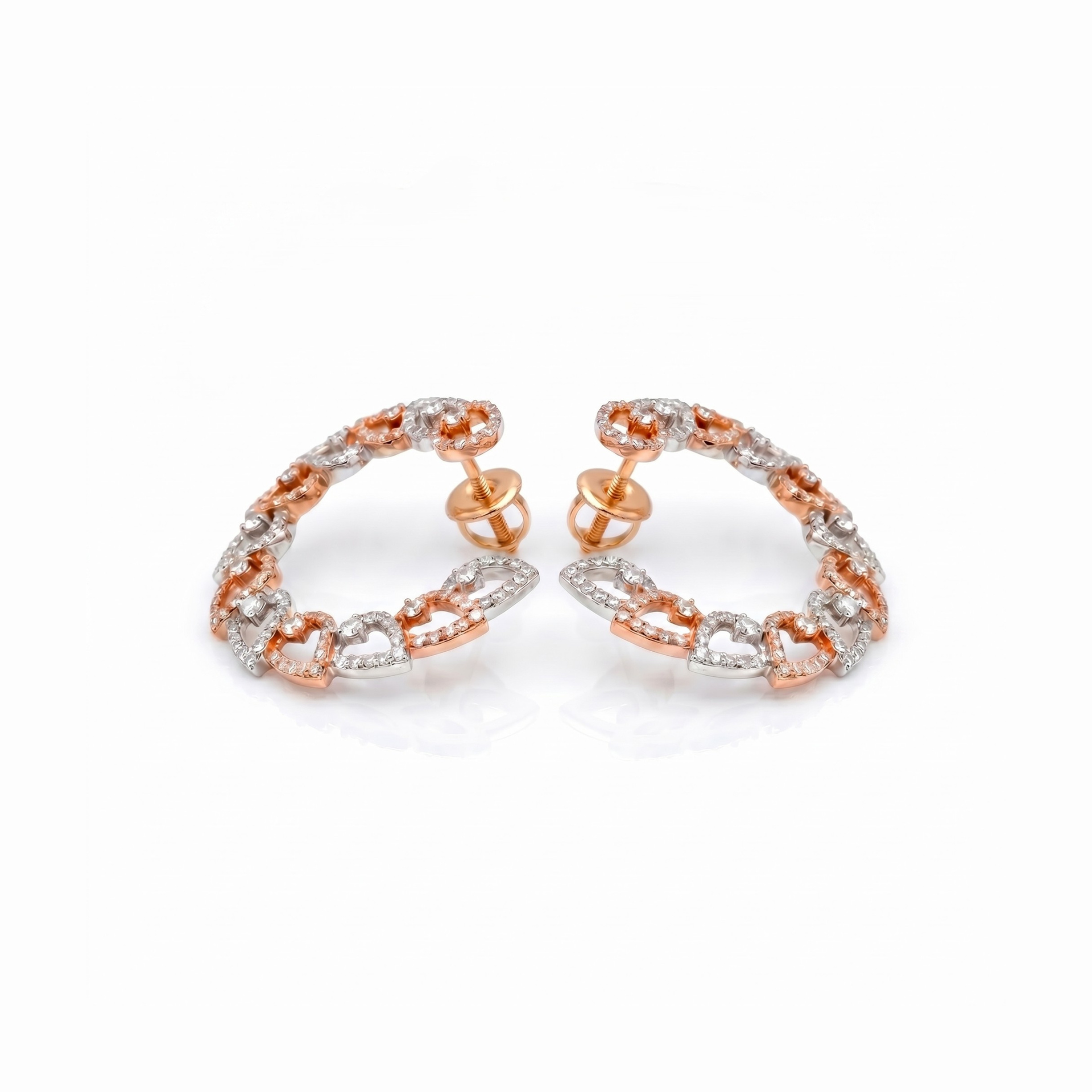 Aurelia Petal Lab Grown Diamond Earrings