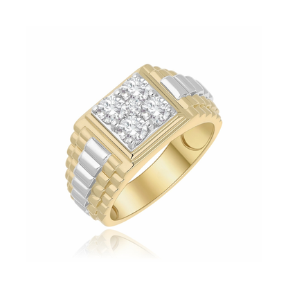 Golden Frost Lab Grown Diamond Ring
