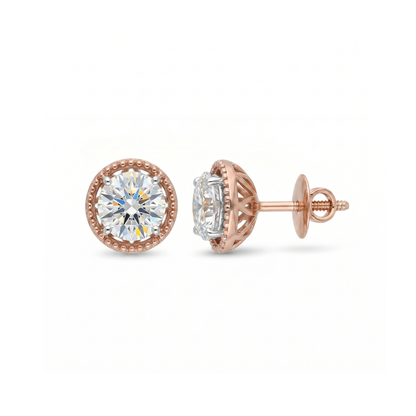 Bella Bead Lab Grown Diamond Earrings
