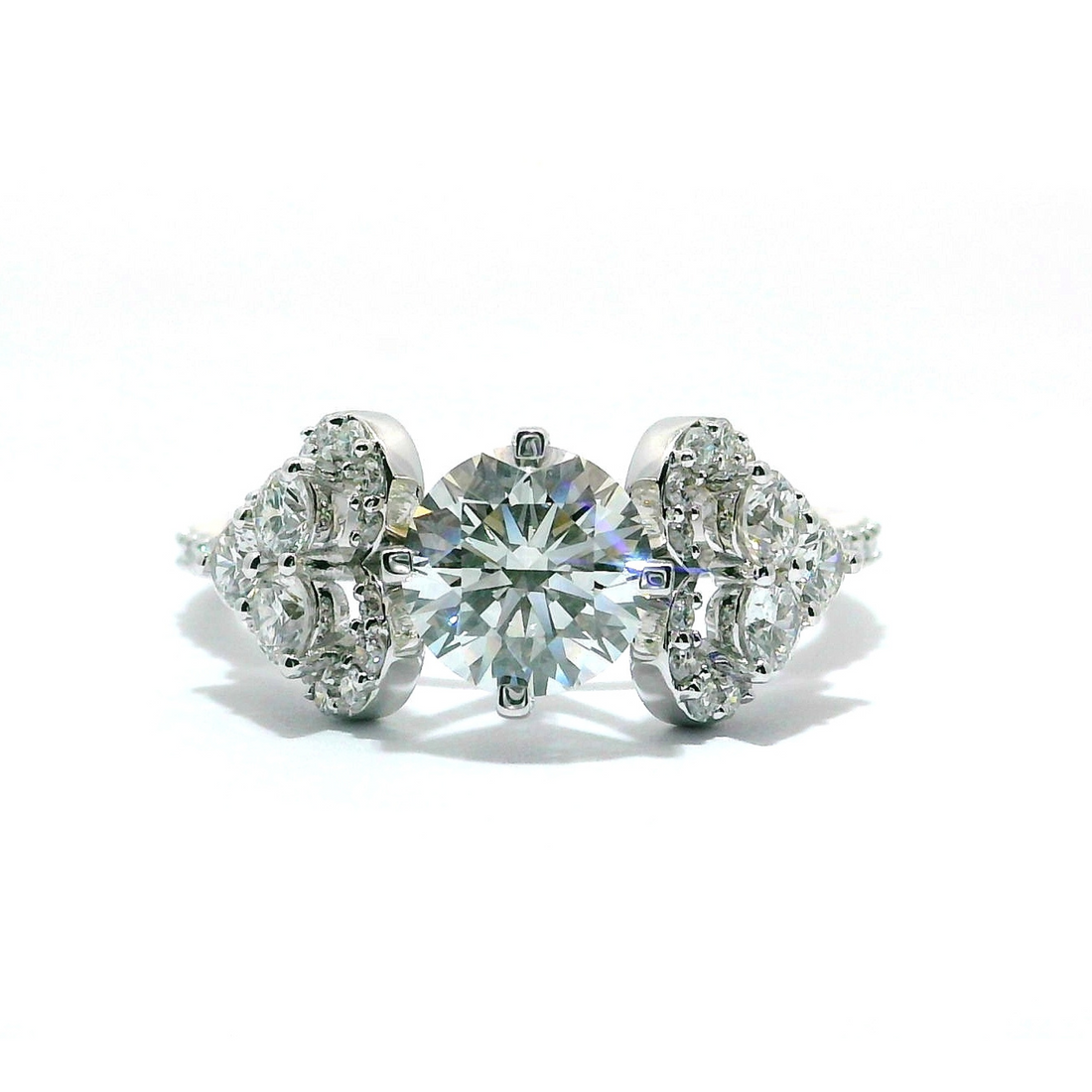 Trilogy Bloom Solitaire Lab Grown Diamond Ring