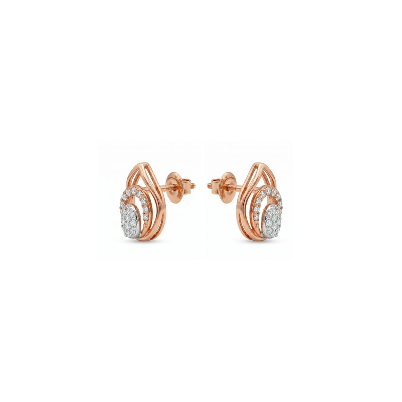 Celestial Curve Lab Grown Diamond Earrings