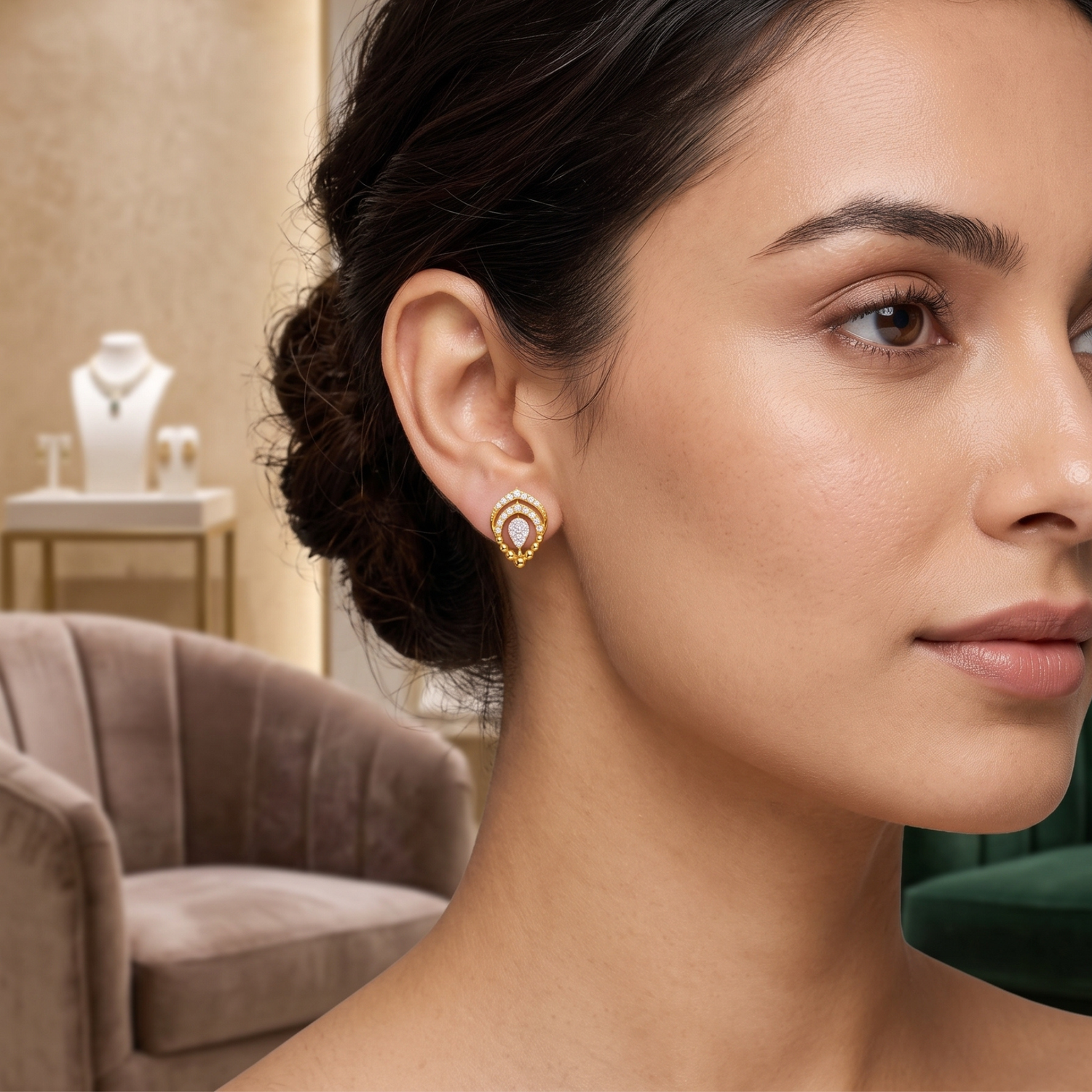 Teardrop Radiance Lab Grown Diamond Earrings