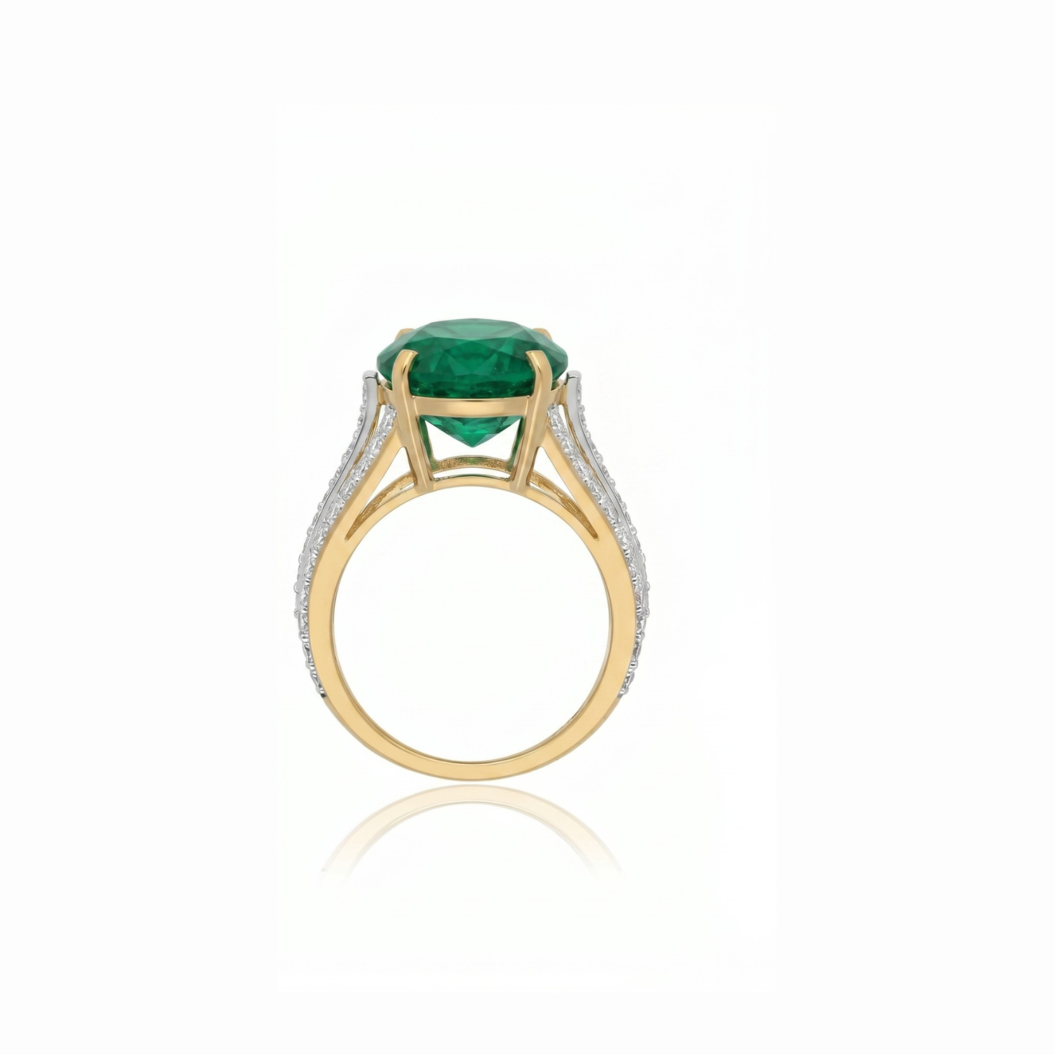 Aurelian Oval Lab Grown Gemstone Ring