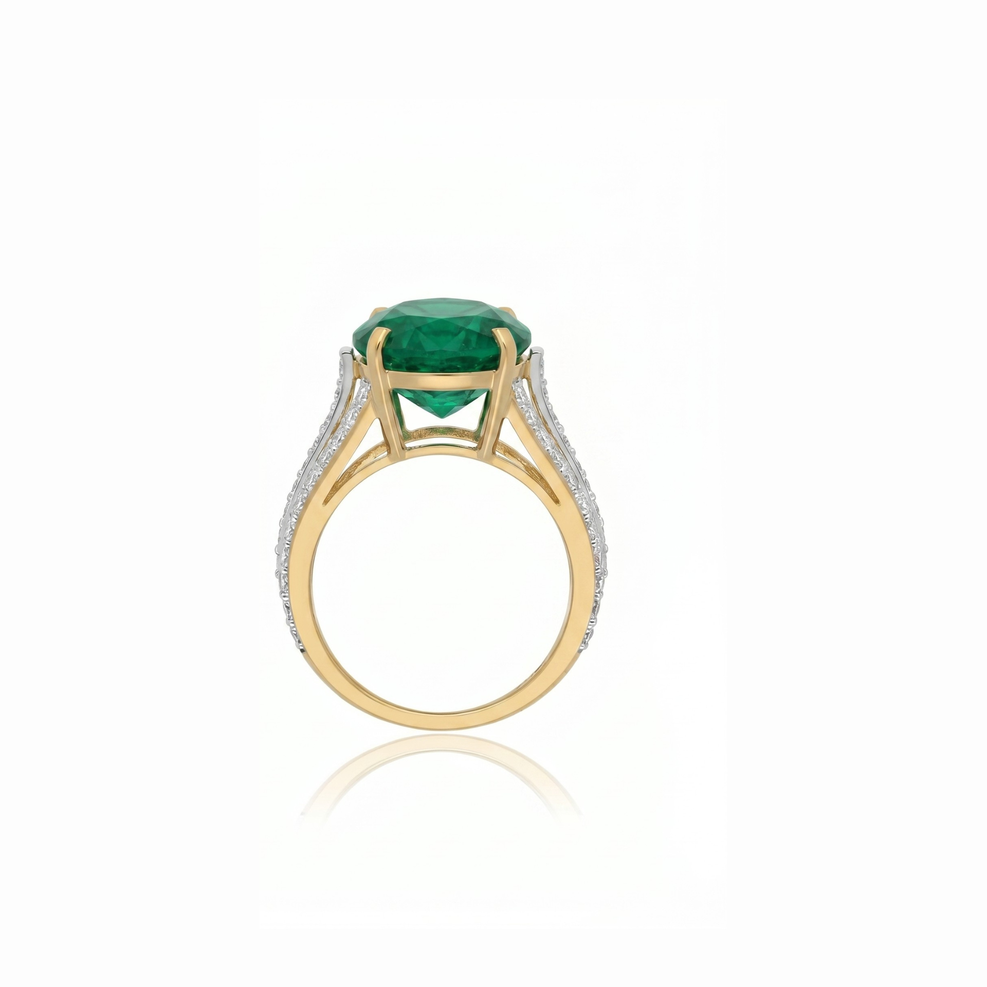 Aurelian Oval Lab Grown Gemstone Ring