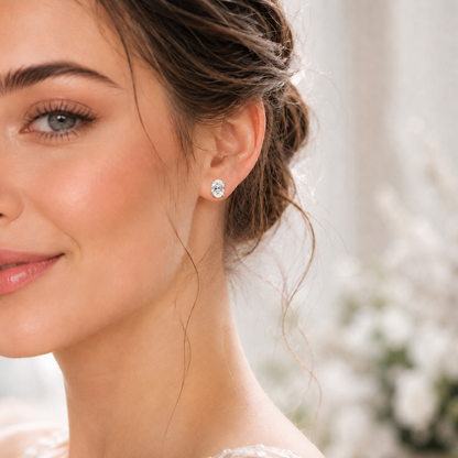 Pure Allure Solitaire Lab Grown Diamond Earrings