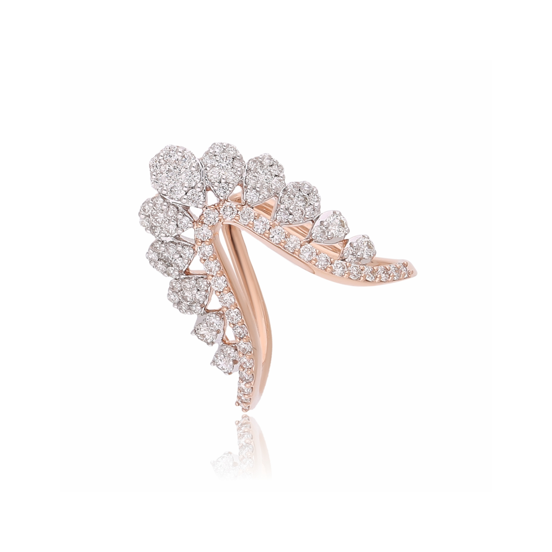 Phoenix Wing Lab Grown Diamond Ring