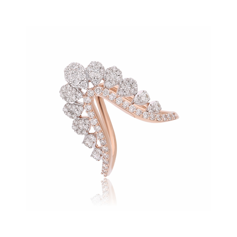 Phoenix Wing Lab Grown Diamond Ring