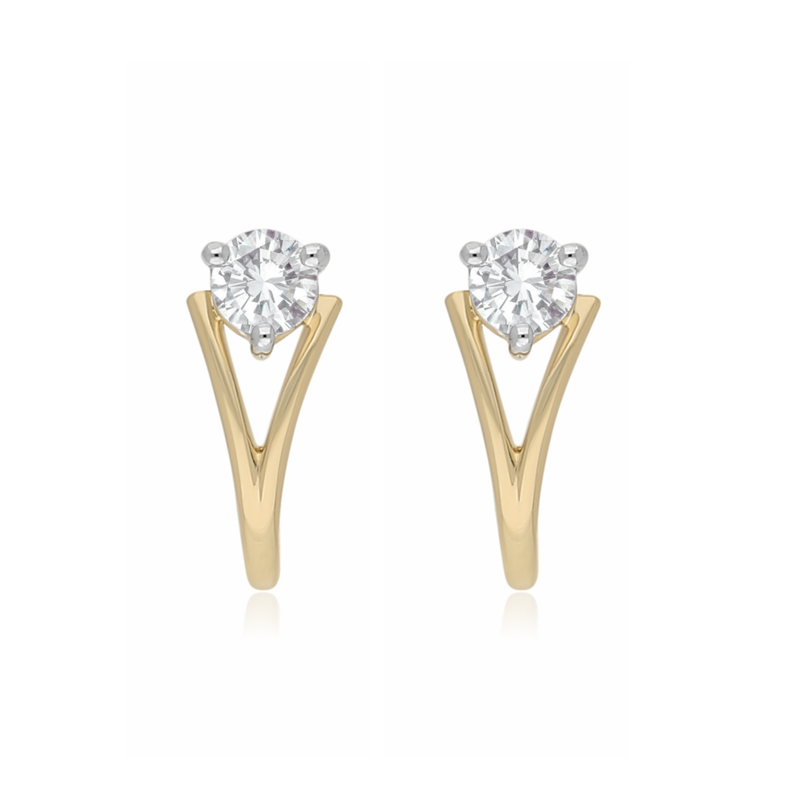 Flare Lab Grown Diamond Earrings