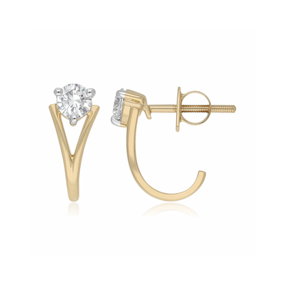Flare Lab Grown Diamond Earrings