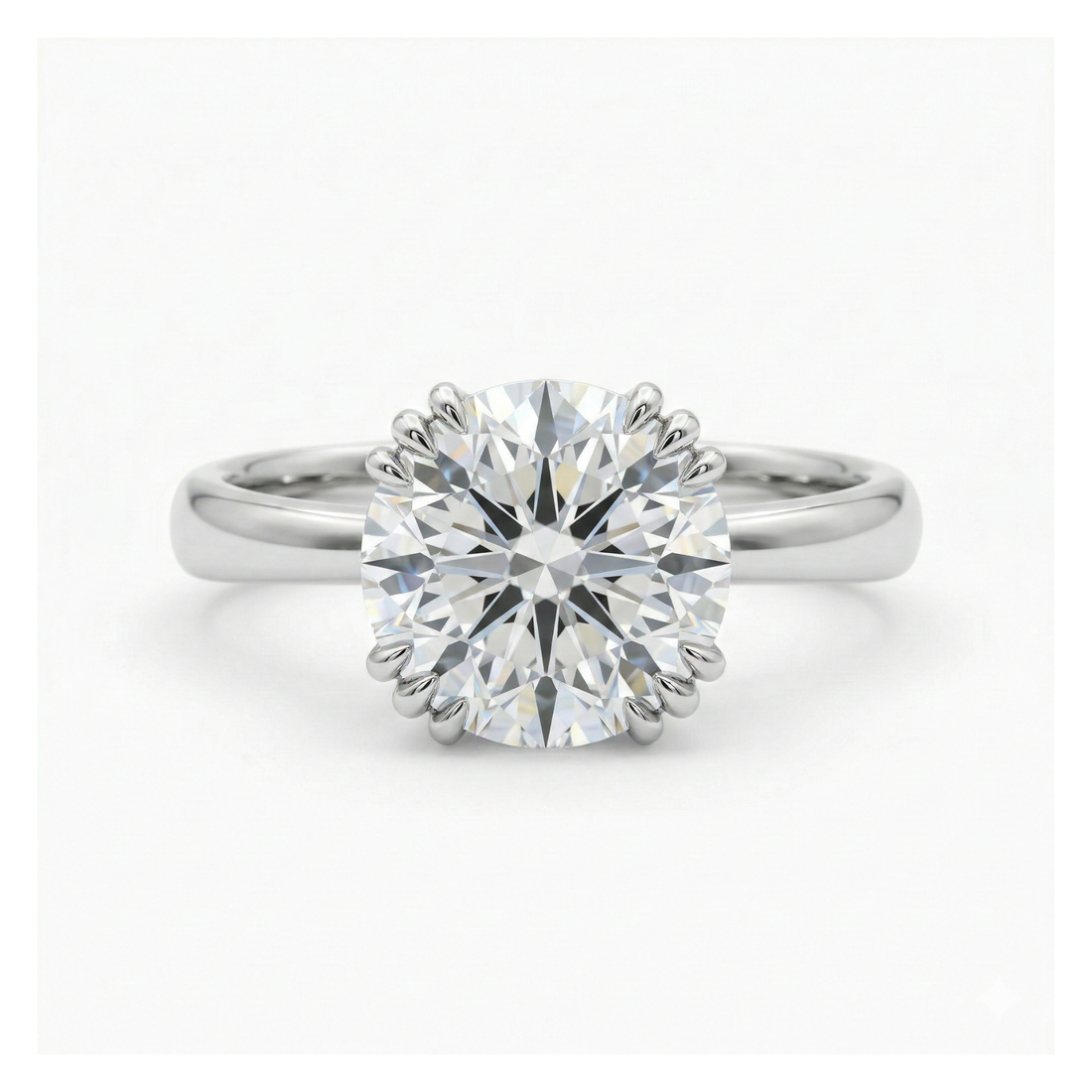 Clarity Point Solitaire Lab Grown Diamond Ring