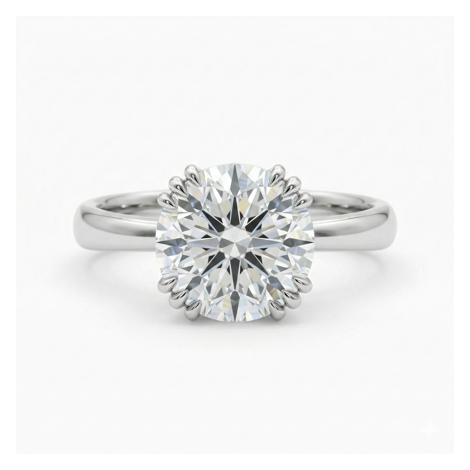 Clarity Point Solitaire Lab Grown Diamond Ring