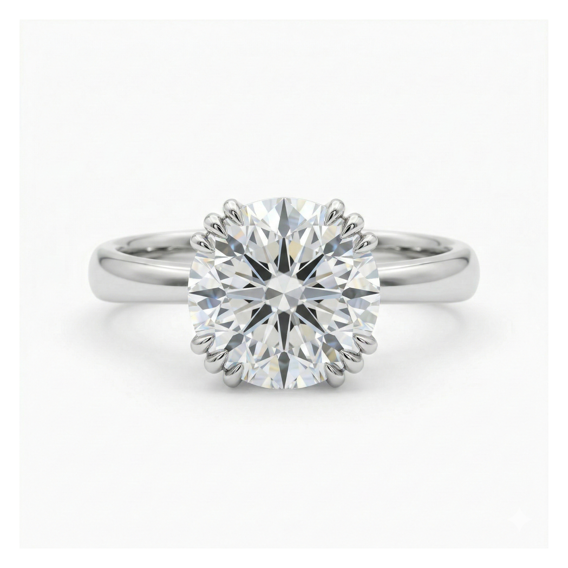 Clarity Point Solitaire Lab Grown Diamond Ring