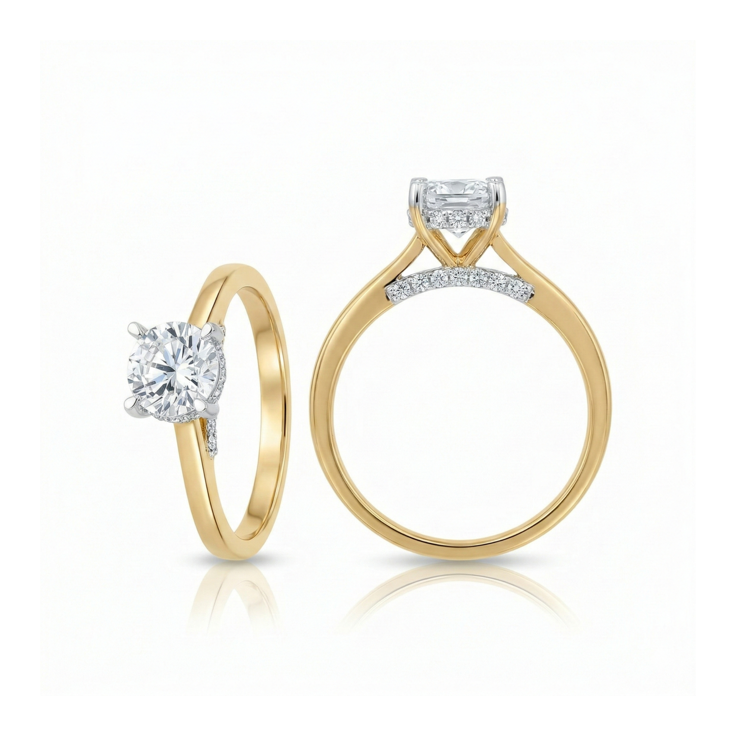 Classic Cherish Solitaire Lab Grown Diamond Ring