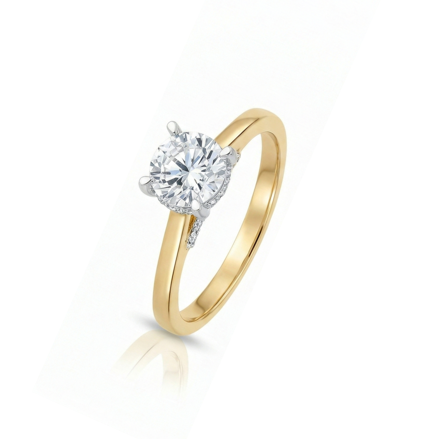 Classic Cherish Solitaire Lab Grown Diamond Ring