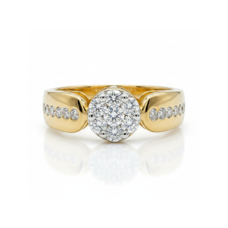 Dazzle Bloom Lab Grown Diamond Ring