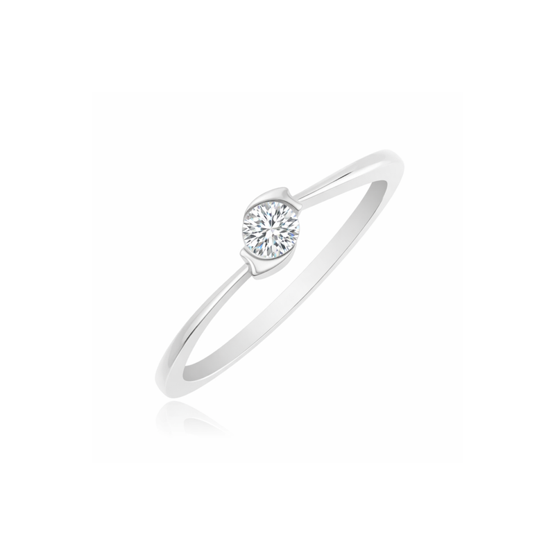 Elyra Spark Lab Grown Diamond Ring