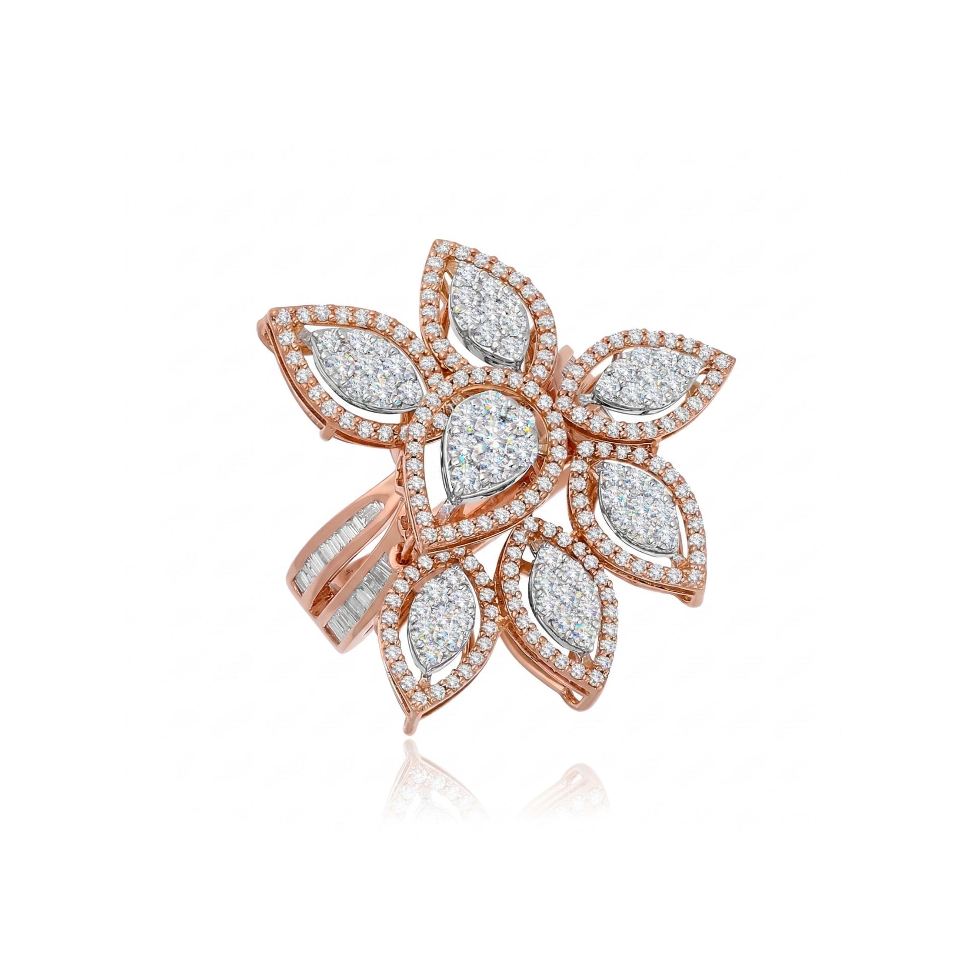 Ethereal Blossom Lab Grown Diamond Ring