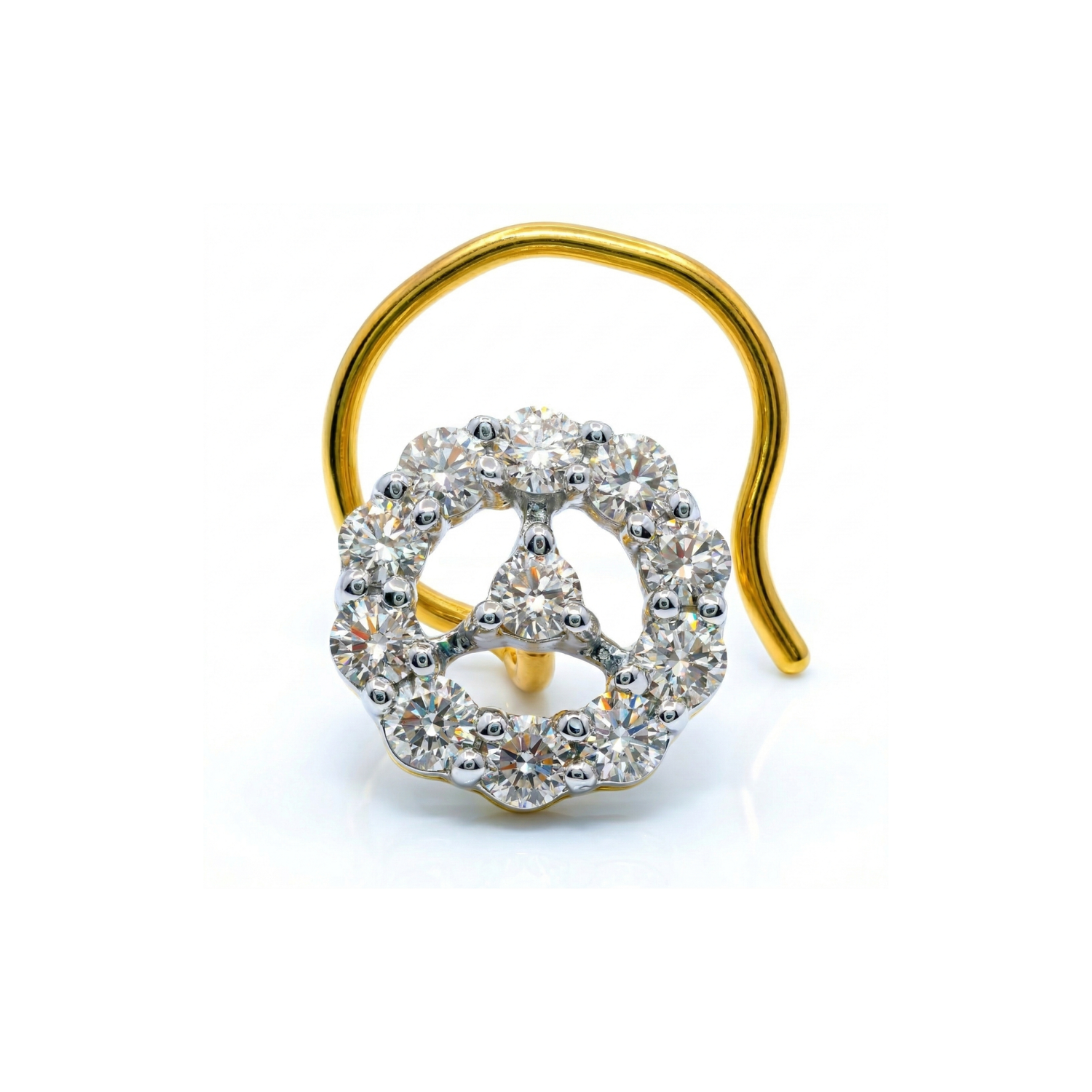 Aura Harmony Lab Grown Diamond Nosepin