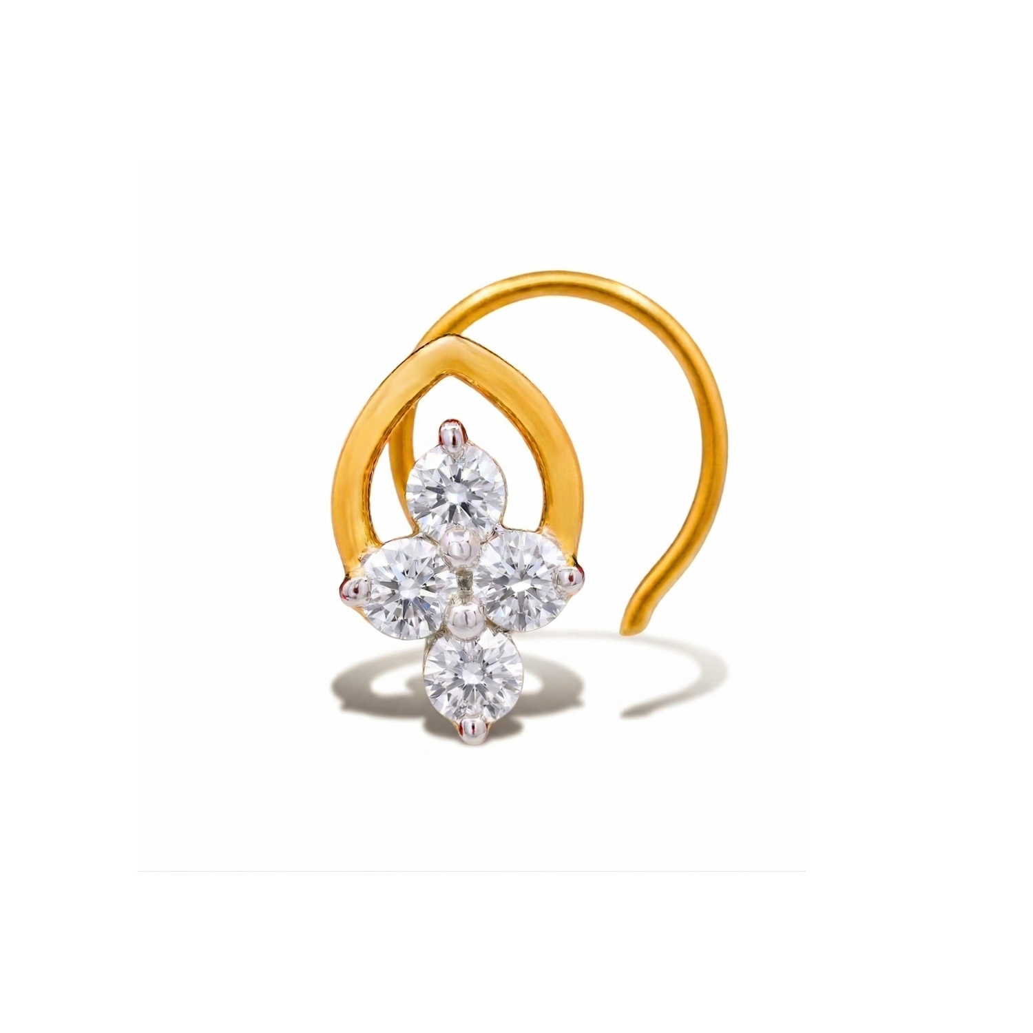 Blossom Grace Lab Grown Diamond Nosepin