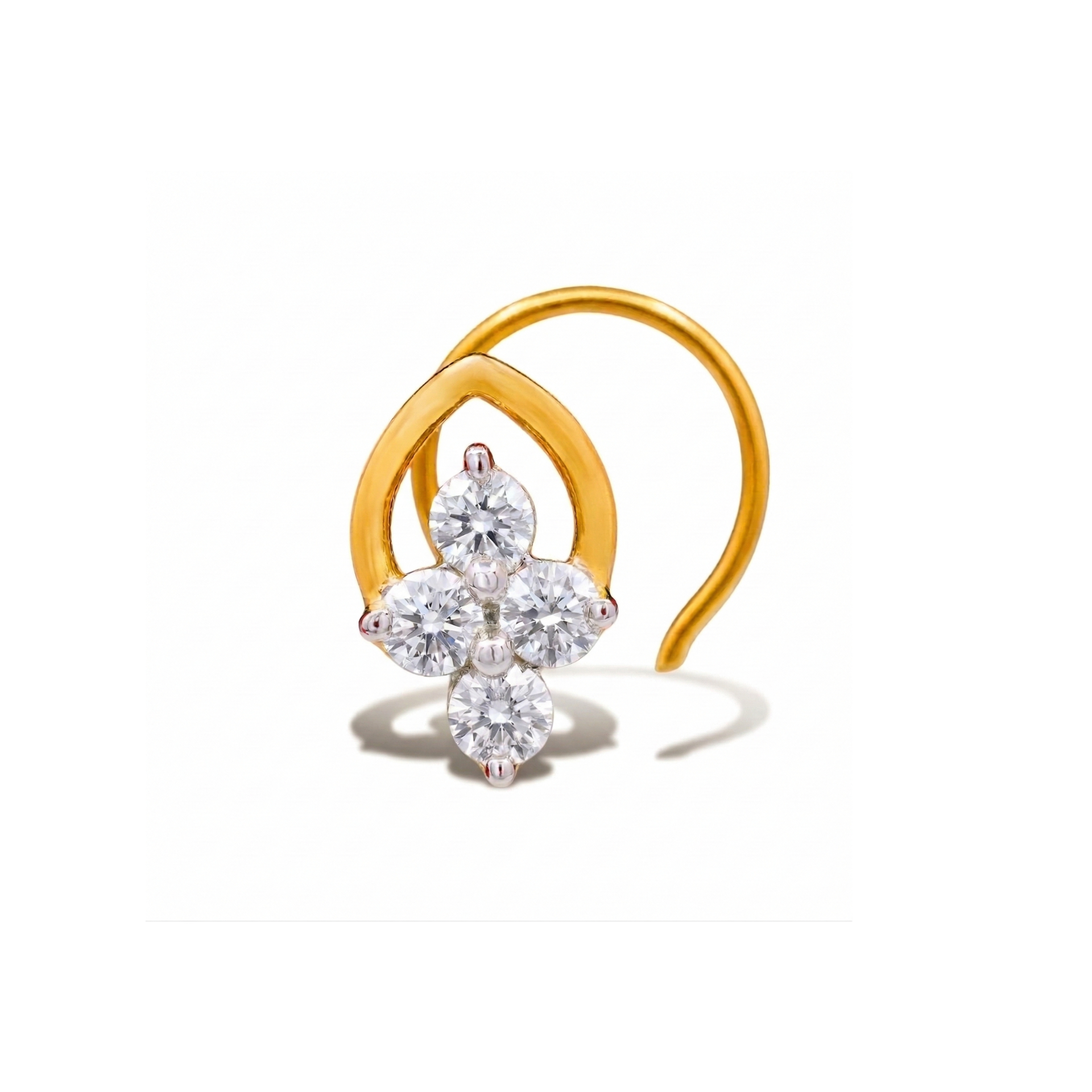 Blossom Grace Lab Grown Diamond Nosepin