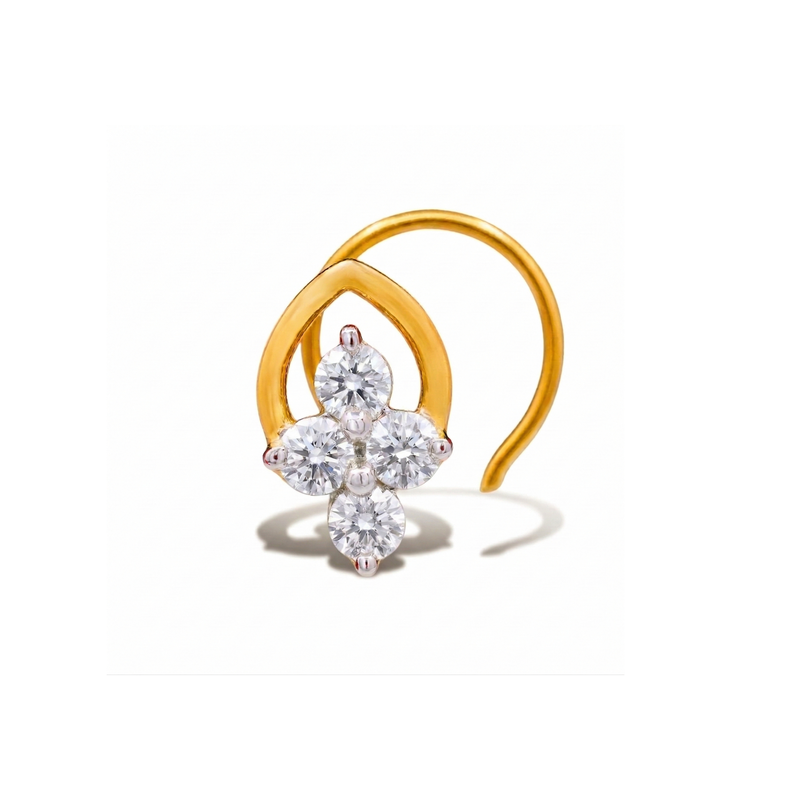 Blossom Grace Lab Grown Diamond Nosepin