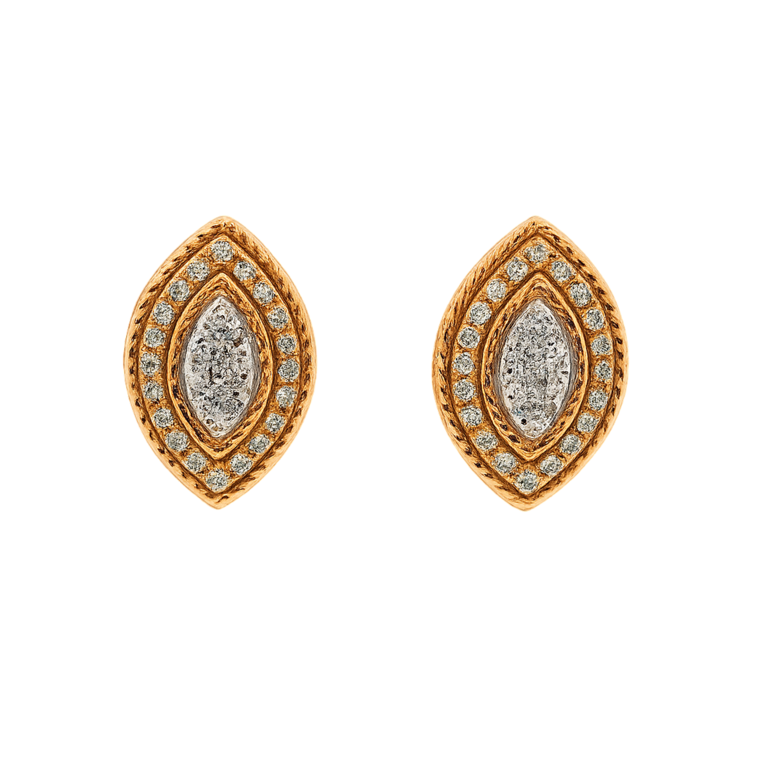 Laurel Leaf Lab Grown Diamond Earrings