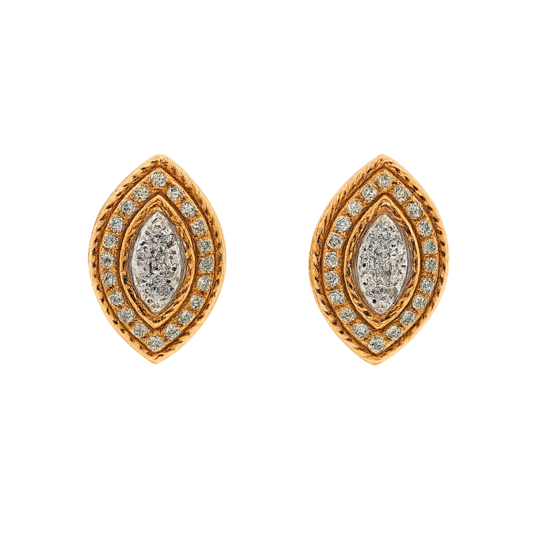 Laurel Leaf Lab Grown Diamond Earrings