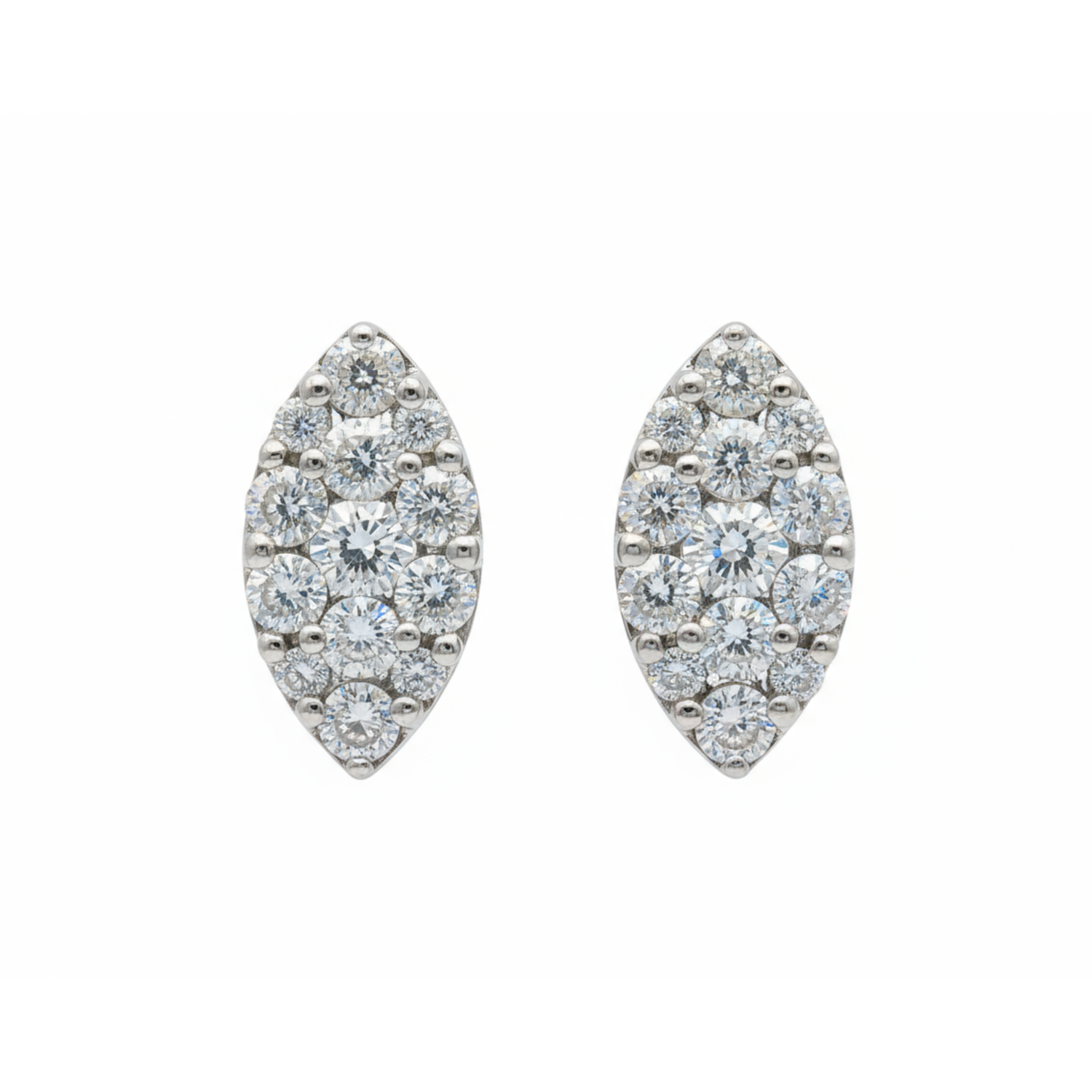 Radiant Petal Lab Grown Diamond Earrings