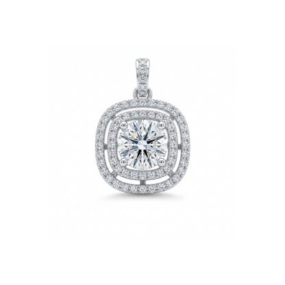 Vintage Lumina Solitaire Lab Grown Diamond Pendant