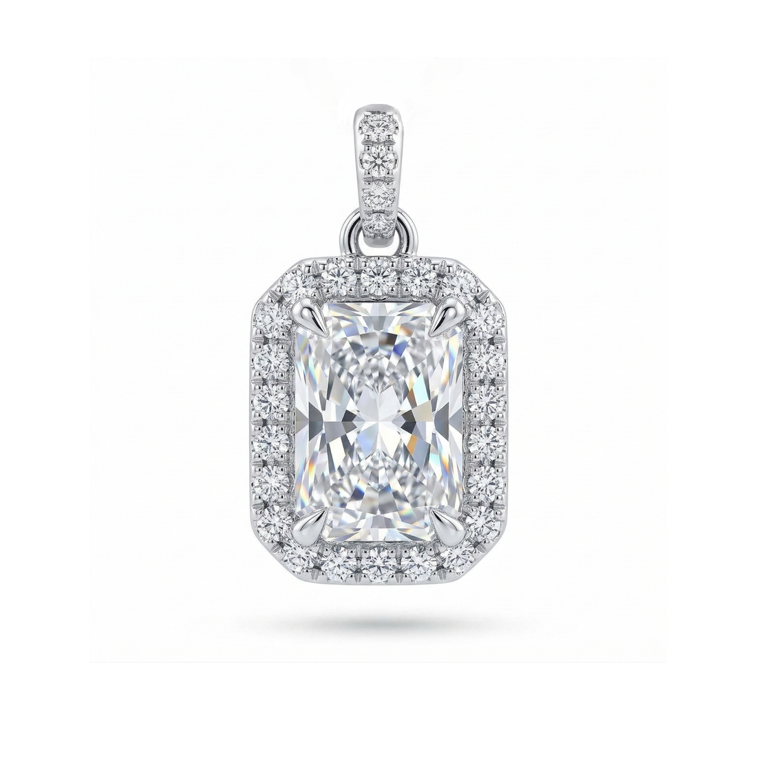 Ice Pavilion Solitaire Lab Grown Diamond Pendant